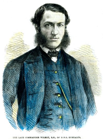 Kommandør Wilmot, fra HMS Euryalus, 1863 av Unbekannt