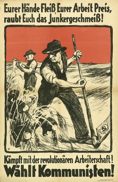 Kommunistvalgplakat KPD, ca 1931 av Unbekannt
