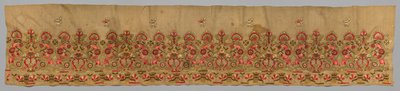 Komplett skjørtkant, 1700-tallet. av Unbekannt
