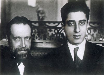 Komponistene Nikolai Myaskovsky og Aram Khachaturian, 1933 av Unbekannt