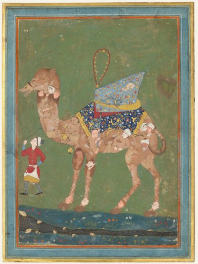 Composite Camel with Attendant, tredje kvartal 1500-tallet. av Unbekannt