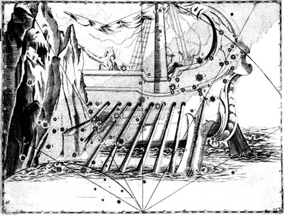 Constellation of Argo Navis, 1723 av Unbekannt