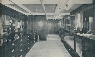 Kontrollsenter for keiserinnen av Storbritannia, kartrom og styrehus, 1936 av Unbekannt