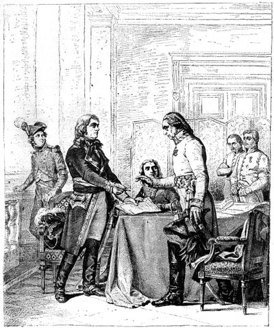 Konvensjon etter slaget ved Marengo, Italia, 15. juni 1800 1882-1884 av Unbekannt