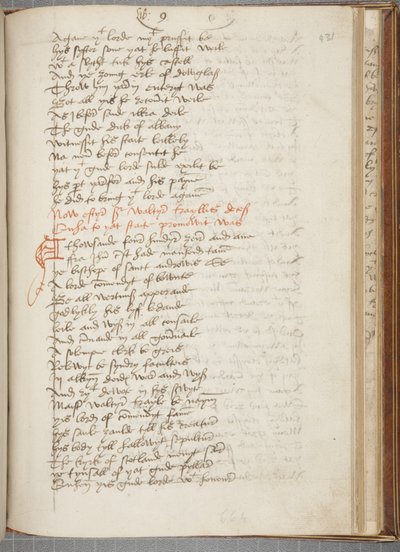 Kopi av Chronicle Andrew of Wyntoun, Fol 431 recto, ca. 1550 (blekk på papir) av Unbekannt