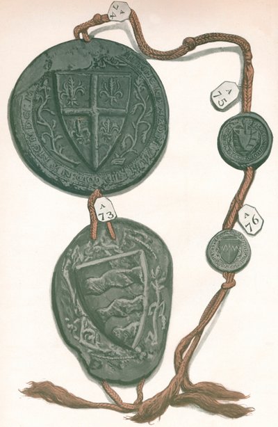 Cord VI John de Hastings, Edmund de Hastings, Edmund de Mortimer, Fulke Fitz-Warine, 1904 av Unbekannt