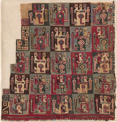 Hjørnefragment, sannsynligvis fra en tunika, ca. 700-1100. av Unbekannt
