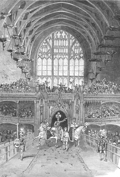 Kroningen av George IV i Westminster Hall, 1897. av Unbekannt