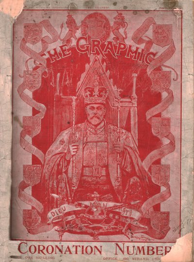 Kroning av kong Edward VII, forside av magasinet The Graphic, 13. august 1902. av Unbekannt