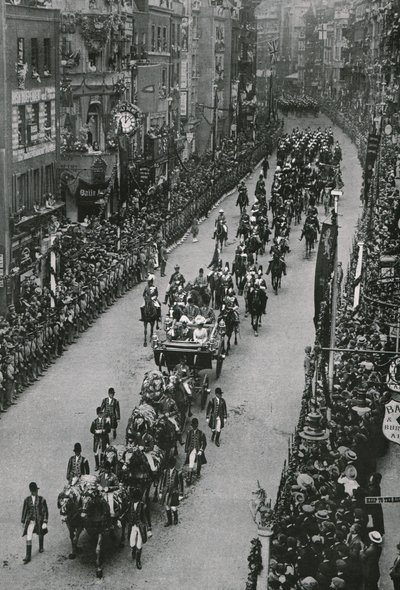 Kroningen av kong George V og dronning Mary, London, 1911. av Unbekannt