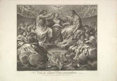 Jomfruens kroning, 1741. av Unbekannt