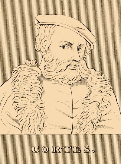Cortes, 1485-1547, 1830. av Unbekannt