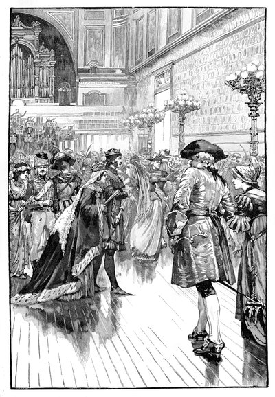 Kostymeball på Buckingham Palace, ca 1840-tallet, 1900 av Unbekannt