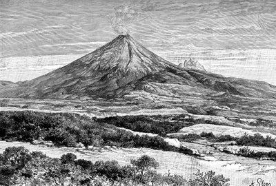 Cotopaxi-vulkanen, Ecuador, 1895 av Unbekannt
