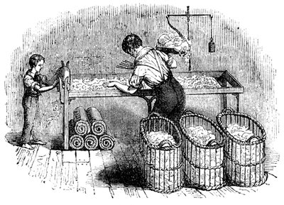 Bomullsproduksjon, c1845 av Unbekannt