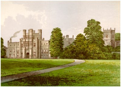 Coughton Court, Warwickshire, hjemmet til Baronet Throckmorton, c1880 av Unbekannt
