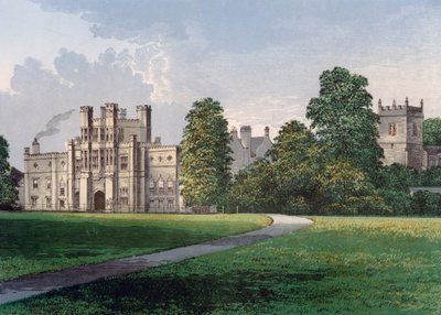Coughton Court, Warwickshire, sent på 1800-tallet av Unbekannt