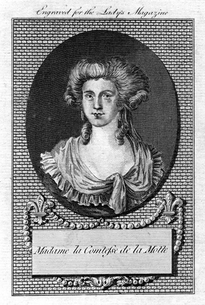 Grevinne de la Motte, sent på 1700-tallet av Unbekannt