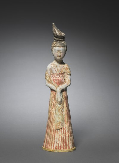 Court Lady med High Chignon, ca. 700-750. av Unbekannt