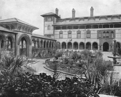 Court of Ponce de Leon, St. Augustine, Florida, USA, c1900. av Unbekannt