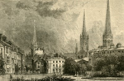 Coventry - The Spiers of Trinity, St. Michaels og Christ Church, 1898. av Unbekannt
