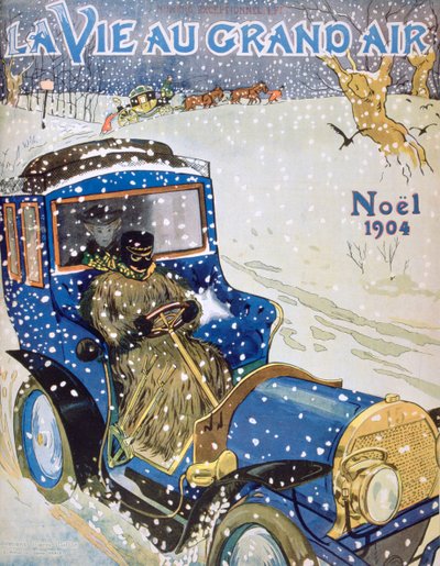 Omslag til juleutgaven av magasinet La Vie au Grand Air, 1904 av Unbekannt