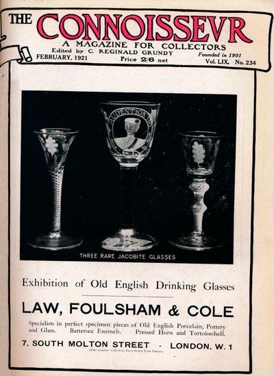 Forside av The Connoisseur, februar 1921 av Unbekannt