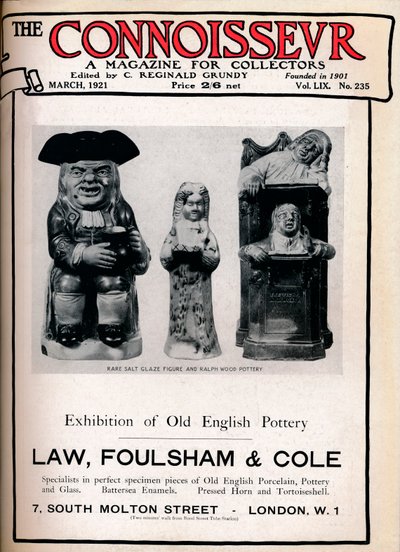 Forside av The Connoisseur, mars 1921 av Unbekannt