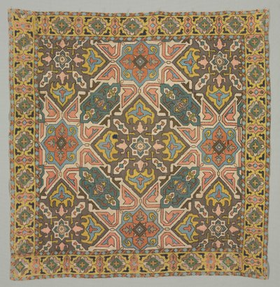 Omslag med geometrisk design, 1800-tallet. av Unbekannt