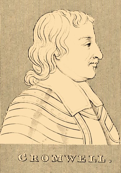 Cromwell, 1599-1658, 1830. av Unbekannt