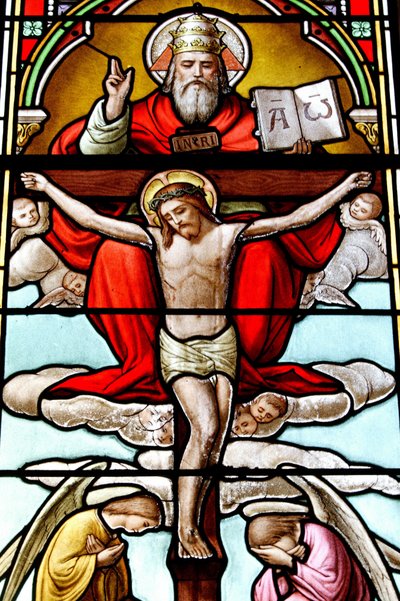 Korsfestelse. Saint Germain kirke Buxy Frankrike av Unbekannt