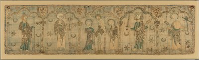 Korsfestelse flankert av hellige, britiske, ca. 1270 sannsynligvis før 1272. av Unbekannt