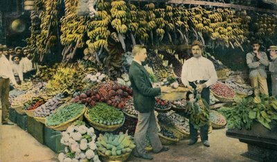 Cuban Fruit Store, c1910 av Unbekannt