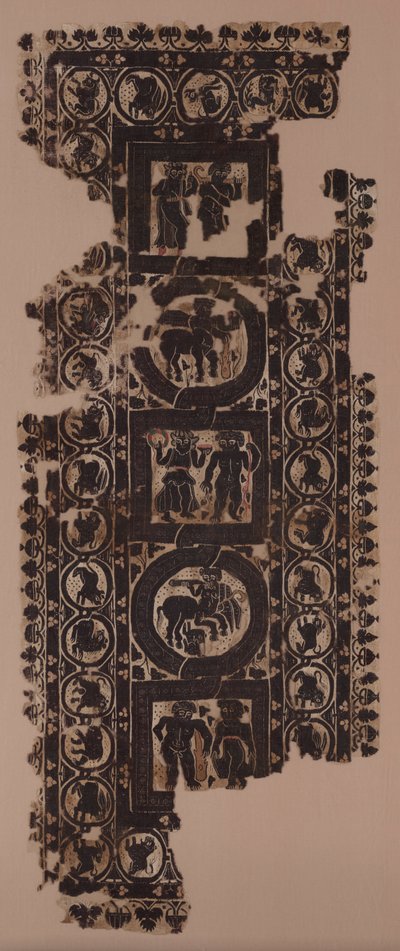 Gardinpanel med Scenes of Merrymaking, 500-tallet. av Unbekannt
