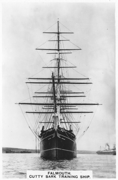 Cutty Sark, Falmouth, 1936 av Unbekannt