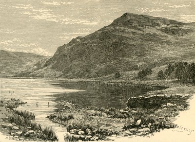 Cwm Buchan Lake og Craig-Y-Saith, 1898. av Unbekannt