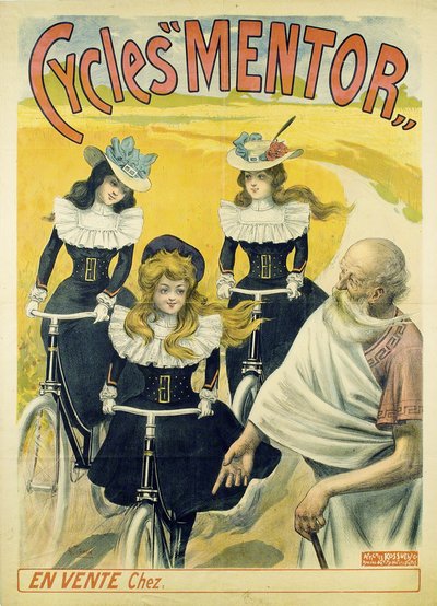 Cycles Mentor-plakat, ca 1896 av Unbekannt