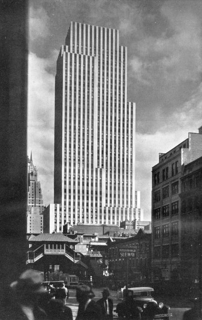 Daily News Building, New York City, 1933 av Unbekannt