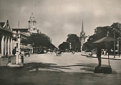Dalhousie Street, Rangoon, 1900. av Unbekannt