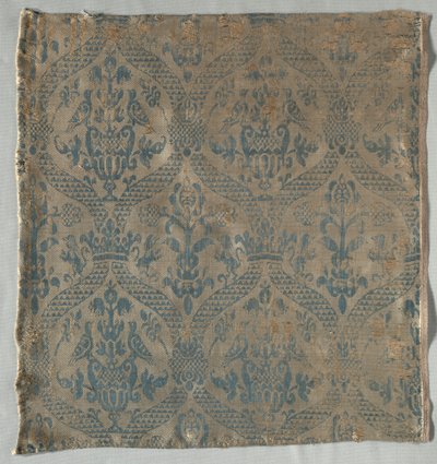 Damaskfragment, 1500-tallet. av Unbekannt