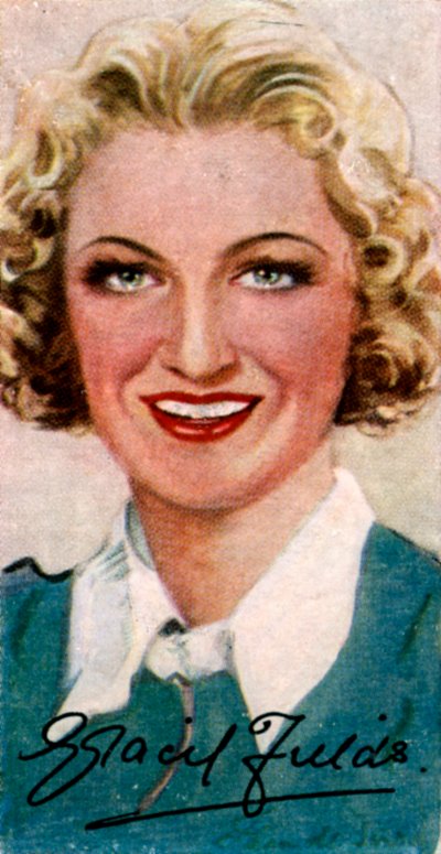 Dame Gracie Fields, 1898-1979, engelsk sanger og komiker, 1900-tallet av Unbekannt