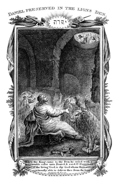 Daniel i Løvehulen, 1804 av Unbekannt