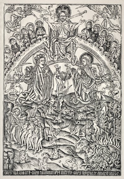 Den siste dommen, ca. 1490. av Unbekannt