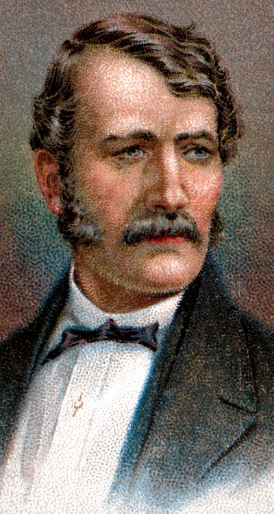David Livingstone , skotsk misjonær og afrikansk oppdagelsesreisende fra 1800-tallet, c1915 av Unbekannt