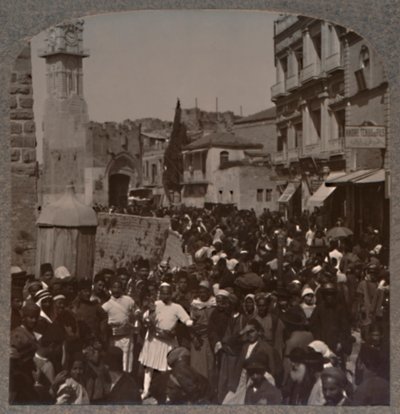David Street, Jerusalem, ca 1900 av Unbekannt