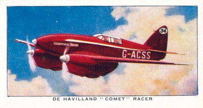 De Havilland Comet Racer, 1938 av Unbekannt