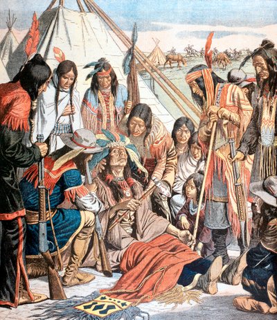 Josephs sjef for Nez-Perce døde, 1877 1904 av Unbekannt