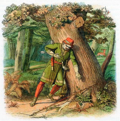 Kong William IIs død, 1100 1864 av Unbekannt