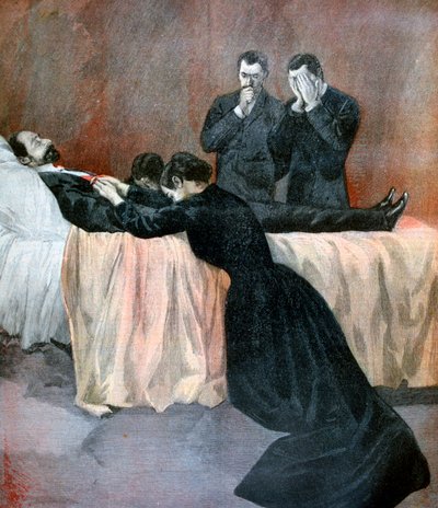 Dødsfall av Marie François Sadi Carnot, president for den tredje franske republikk, 1894 av Unbekannt