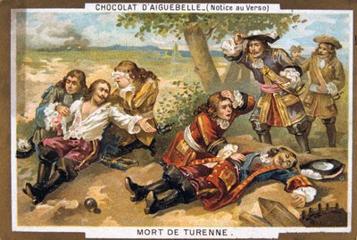 Marshall Turennes død, 1675, 1800-tallet av Unbekannt